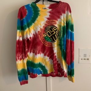 Billionaire boys club tie dye sample.